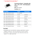 thumbnail image 2 of Transmission Mount - Compatible with 1967 - 1977, 1979 - 1987 Chevy El Camino 1968 1969 1970 1971 1972 1973 1974 1975 1976 1980 1981 1982 1983 1984 1985 1986, 2 of 2