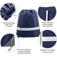 thumbnail image 3 of Drawstring Backpack Bags 20|30|50 Packs Reflective String Bags for Gym Sport Trip Cinch Sack DIY for Women Men, 3 of 6