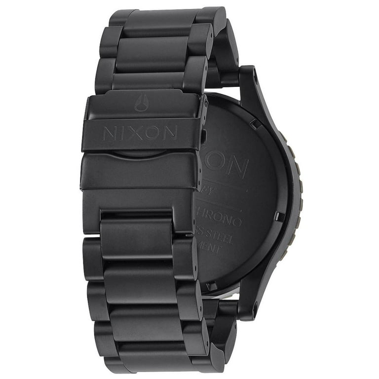 Nixon Men's A0831530 51-30 Chrono Lefty Black Dial Black IP Steel