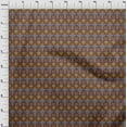 thumbnail image 3 of oneOone Georgette Viscose Fabric Swirl & Paisley Ikat Printed Craft Fabric BTY 42 Inch Wide, 3 of 4