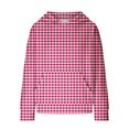 thumbnail image 4 of Mercatoo Kids Loose Tops Girls 𝗛oodie Cute Plaid Long Sleeve Fashion Sweatshirts Lightweight 𝗛oodie with Pockets, 4 of 7