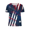 thumbnail image 5 of Otvok Independence Day Tops for Women, Summer Womens Tops Short Sleeve T-Shirt Crew Neck Cute Trendy Tunic Blouses, 5 of 6