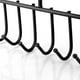 thumbnail image 5 of Organizador de joyas de metal, pendiente, collar, soporte de exhibición colgante, estante negro, 5 of 12