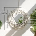 thumbnail image 4 of Espejo con reloj de gato decorativo para habitación, oficina, entrada, apartamento, baño. Regalo ideal para inauguración de casa., 4 of 8