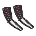 thumbnail image 2 of Goofa Ribbon Breast Cancer Awareness Pattern UV Sun Protection Arm Sleeves, UPF 50 Sports Cooling Arm Compression Sleeves for Men Women Teenager, 2 of 8