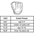 thumbnail image 2 of Guantes de béisbol, guantes de sóftbol, ​​guantes deportivos para niños, 2 of 4