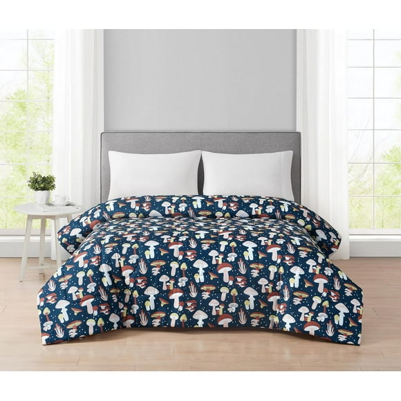 Mainstays Printed Reversible Comforter, 1 piece