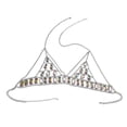 thumbnail image 3 of Cadena para el cuerpo a para mujer, con de imitación de cristal, cadena para el pecho, cadena para el vientre, Yinane Cadena del cuerpo del pecho del sujetador de las mujeres, 3 of 7