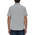 thumbnail image 4 of Sierra Designs Men’s Tech Shirt – Small, Grey – UPF 30, Quick-Dry, Stretch Performance Outdoor Shirt, 4 of 5