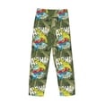 thumbnail image 4 of Kdxio Surfing Dinosaur Print Men's Sleep Pajama Pant Lounge Pants with Pockets, 4 of 8