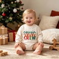 thumbnail image 5 of CAICJ98 Baby Boy Christmas Outfit Long Sleeve Bubble Romper Cousin Crew Shirts Infant Newborn Crewneck Sweatshirt Top Winter Clothes,Size 3-6 Months, 5 of 5