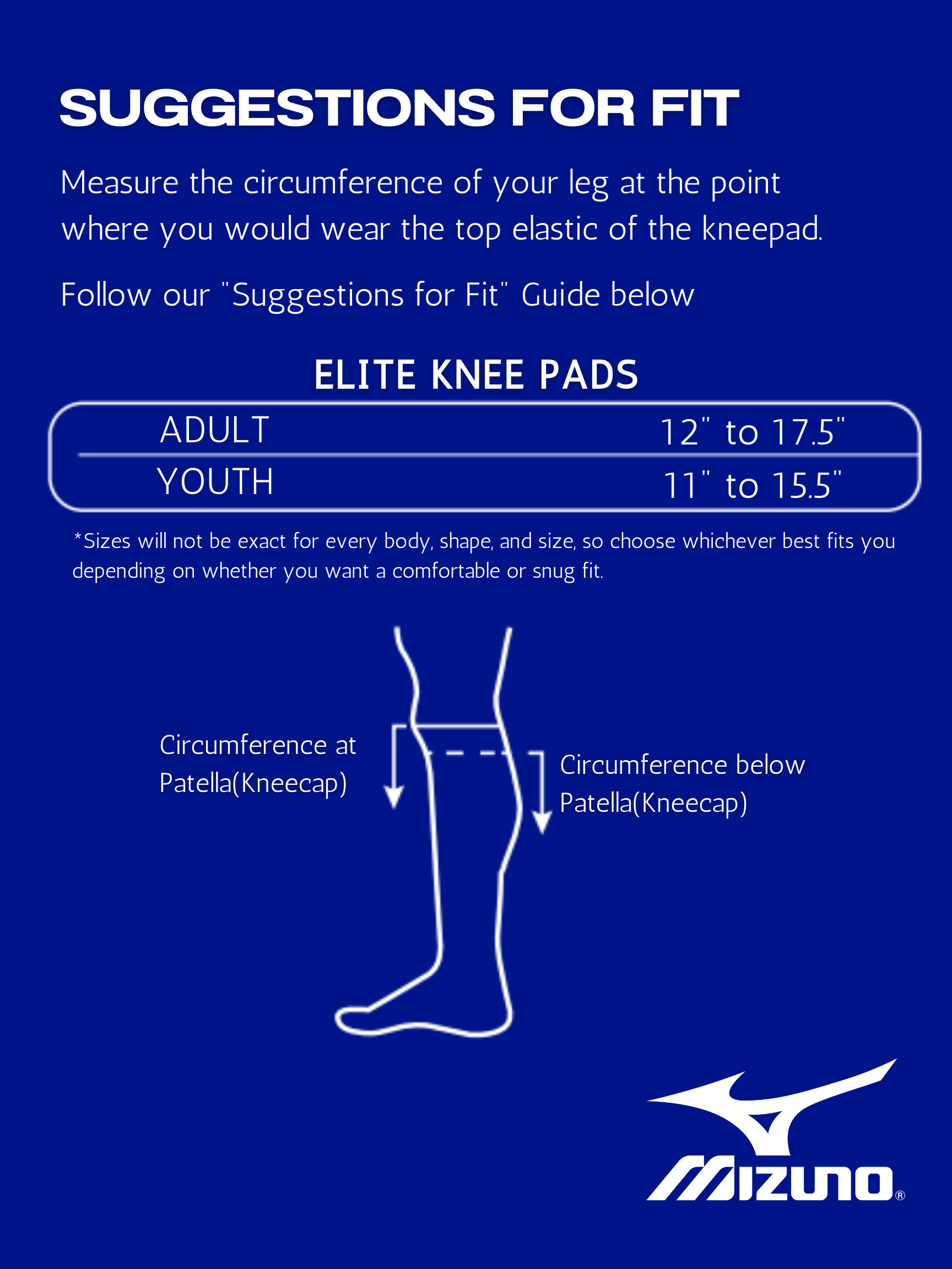 Mizuno Volleyball Elite Kneepads, Black photo 4