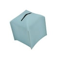 thumbnail image 1 of Tissue Box Holder Simple Style Modern Table Home Square PU Roll Paper Container Restaurant Supplies Bedroom Living Room Kitchen Accessories Blue, 1 of 8