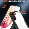 thumbnail image 4 of for Samsung Galaxy S21 Clear Case, 360° Full Body Protective Shockproof Anti-Scratch Phone Case Cover Galaxy S21 5G, Slilcone TPU Slim Fit Thin for Samsung S21 Front + Back Dual Layer Protection, 4 of 7