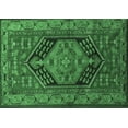 thumbnail image 1 of Ahgly Company Indoor Rectangle Persian Emerald Green Traditional Area Rugs, 2' x 4', 1 of 4