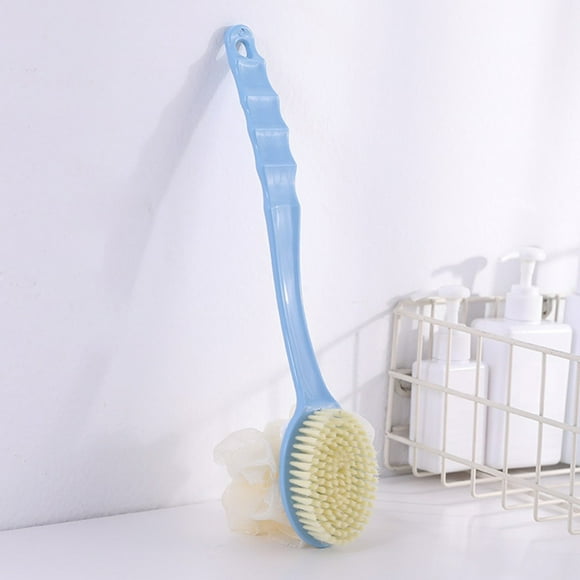 Dvkptbk Back Scrubber for Shower Long Handle Back Body Brush Bath Shower Exfoliating Scrub Skin Massages Bathroom Accessories, Blue