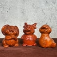 thumbnail image 4 of Ebony carved ornaments of the twelve Chinese zodiac animals: rat, ox, tiger, rabbit, dragon, snake, horse, sheep, monkey, rooster, dog, and pig., 4 of 4