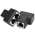 thumbnail image 2 of 2 pcs RJ45 Ethernet splitter 1 to 2-way Ethernet switches for router TV box video camera computer, 2 of 5