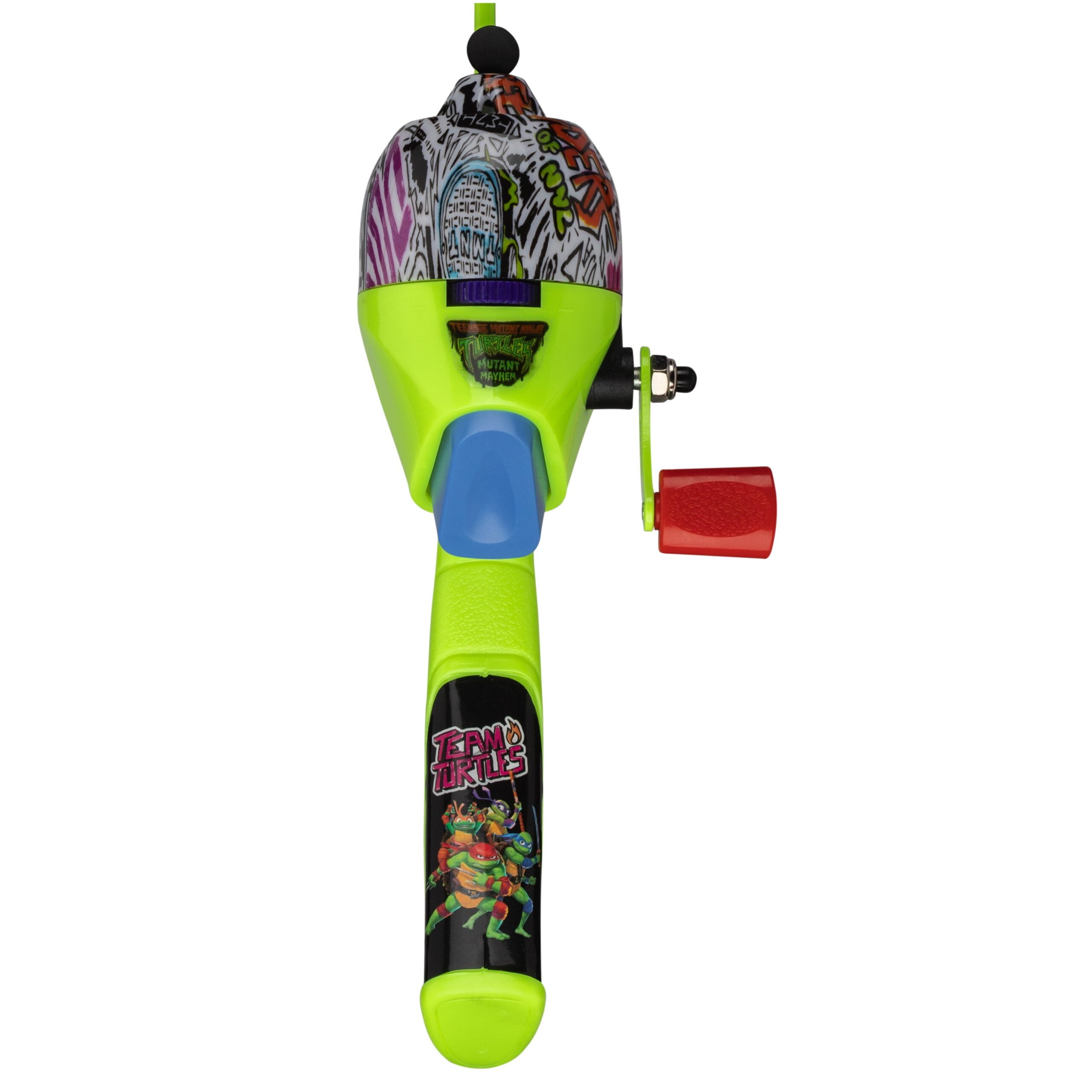 Kid Casters Teenage Mutant Ninja Turtle Youth Fiberglass Spincasting Fishing Pole & Reel Combo
