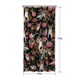 thumbnail image 5 of Boston Terrier Dog with Pioneer Flower Shower Curtain 36"x72" ,Bathroom Decorative Shower Curtains Set with 12 Hooks,Modern Waterproof Washable Shower Curtain, 5 of 6