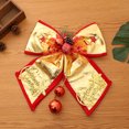 thumbnail image 4 of Adornos para árbol de Navidad, pequeñas decoraciones navideñas para el hogar, colgantes con decoración para árbol de Navidad (estilo de nudo de lazo 3) ER, 4 of 4