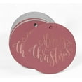 thumbnail image 2 of Inkdotpot Merry Christmas Bottle Tag Real Rose Gold Foil Favor Hang Tags Pack Of 100, 2 of 7
