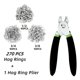 thumbnail image 5 of Hog Ring Pliers Kit for DIY Craft&Bagging, 5 of 5
