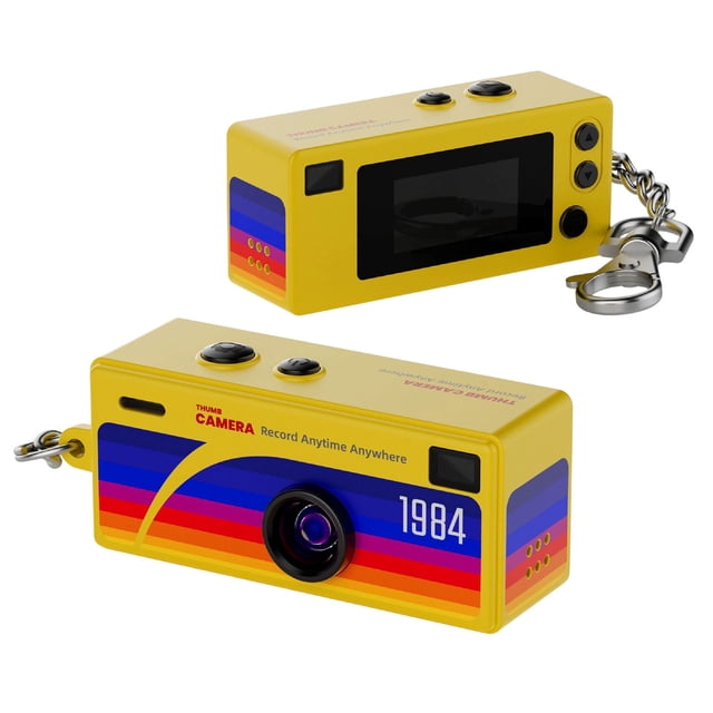 Mini cámara portátil de ABS, 100 MP, lector de tarjetas de memoria de 32 GB, carga tipo C, para fotos, vídeos, viajes, vlogs y grabación instantánea
