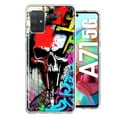 thumbnail image 1 of MUNDAZE Samsung Galaxy A71 4G Shockproof Clear Hybrid Protective Phone Case Skull Face Graffiti Painting Art Cover, 1 of 5