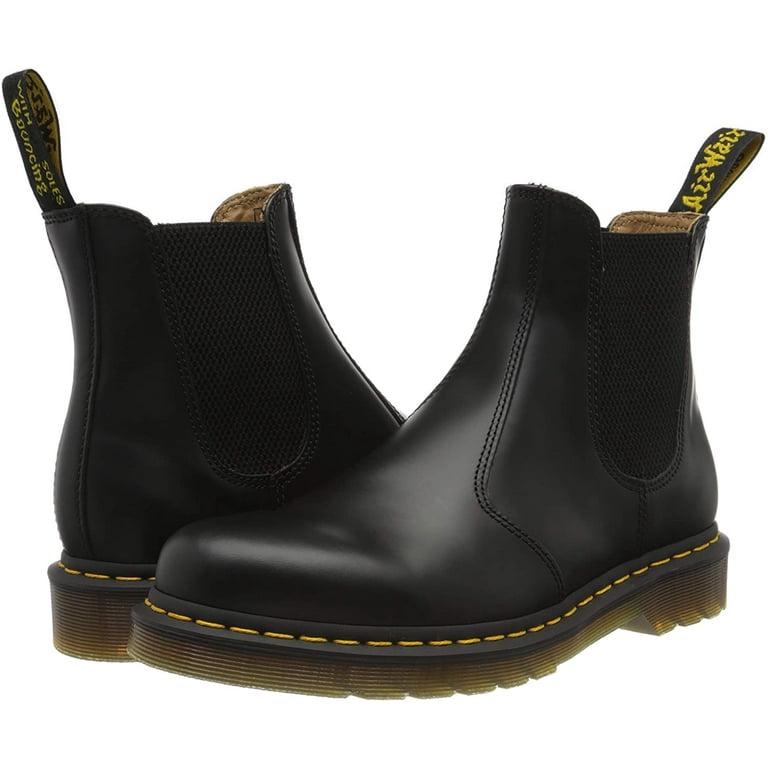 Dr Martens YS Classic Leather Chelsea Boot In Black 8.5 - Walmart.com