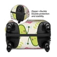 thumbnail image 4 of Easygdp Avocado Work Out Double-Sided Printed Elastic Suitcase Protective Cover,Invisible Zipper, Business Trip Luggage Cases,Washable And Resistant To Falling -Small, 4 of 9