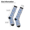 thumbnail image 5 of Haiem Corgi Socks, Funny Novelty Crazy Design Cotton Socks Sports Socks Knee High Socks For Men, Women,1Pairs - Gift For Working Friends, 5 of 9