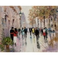 thumbnail image 3 of Orme, E. Anthony 18x15 Black Modern Framed Museum Art Print Titled - Paris Afternoon II, 3 of 5