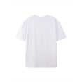thumbnail image 3 of Camiseta de algodón con estampado de ojos, corazones y cadenas para hombre. Manga corta. Camiseta de verano novedosa y deportiva., 3 of 5