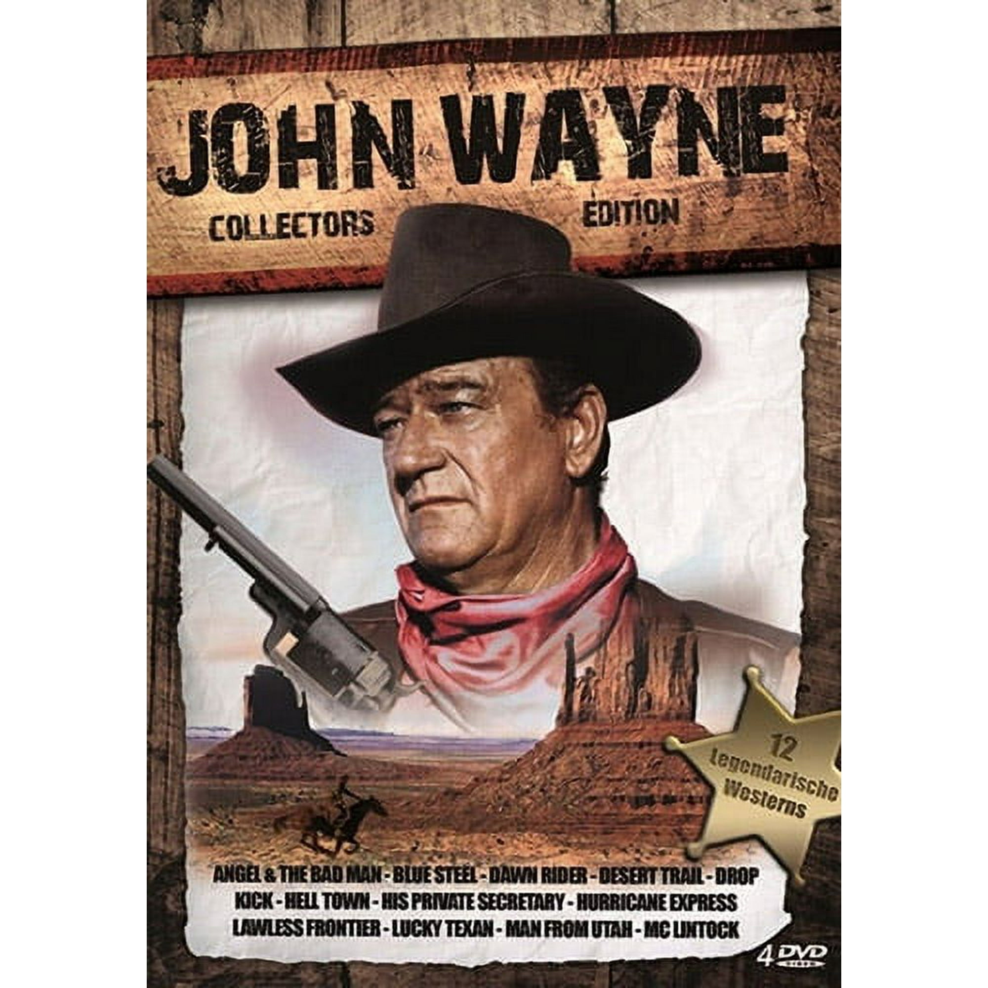 John Wayne Collection (12 Films) 4-DVD Box Set Angel and the