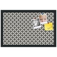 thumbnail image 2 of PinPix 22x14 Custom Cork Bulletin Board  Poster Board Has a Fabric Style Canvas Finish, Framed in Retro Patterns, by ArtToFrames (PinPix-236), 2 of 5