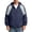 Dark Blue, variant on Color Blocked Hoodie Jacket for Men Lightweight Full Zip Sun Protection Outwear Long Sleeve Casual Loose Coat with Pockets