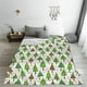 thumbnail image 5 of Balery Christmas Trees Manta de Felpa Suave y Acogedora – Cobija de Franela Aterciopelada para Cama, Lavable y Cálida para Sofá, Mascotas, Transpirable-80"x60", 5 of 7