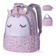 thumbnail image 1 of Mochila Para Niñas Kit 3piezas Con Lonchera Y Lapicera, Para Escolar Viaje Xtellar morado, 1 of 3