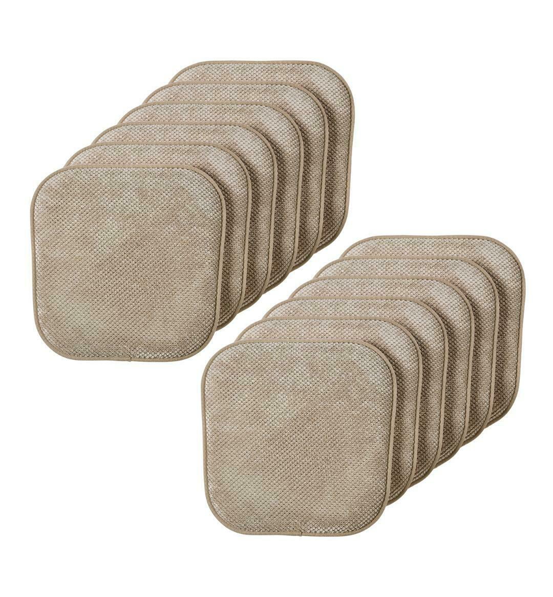 Premium Memory Foam NonSlip Ultra Soft Chenille Surface Chair Pad