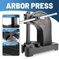 thumbnail image 3 of Lanfys Black Arbor Press 2 Ton, 8.5 Inch Maximum Height Arbor Press, Manual Desktop Punch Press Machine Black Metal Arbor Press Tool,for Stamping,Bending,Stretching,Forming, 3 of 7