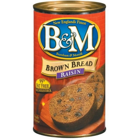 B&M Raisin Brown Bread, 16 oz (Best Whole Wheat Bread Recipe For Bread Machine)