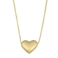 thumbnail image 1 of 10K Yellow Gold Puffed Heart Pendant Necklace, 18", 1 of 1