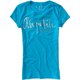 thumbnail image 1 of Camiseta gráfica Aeropostale Shimmer para mujer, azul, extra pequeña, 1 of 1