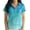 Baby Fade, variant on Yatta Golf Womens Standout Performance Short Sleeve Golf Polo Shirt (Vintage Blue, X-Large)