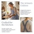 thumbnail image 4 of Unique Bargains Women with Pockets Kitchen Apron Cotton Cooking Apron 31.4x41.3in Gray, 4 of 6