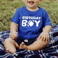 thumbnail image 3 of Birthday Boy Football Sports Lover Birthday Shirt for Boys All Ages Birthday Vintage Royal Shirt 4T, 3 of 5