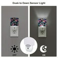 thumbnail image 3 of Balery Tropical Palm Leaves Pattern LED Night Light with Automatic Sensor Plug in Night Light with Dusk-to-Dawn Light Sensor LED Nightlight 0.5W-EU, 3 of 7