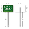 thumbnail image 2 of Eveokoki Please Keep Off The Grass Sign 12" x 8" Stay Off Grass Yard Sign with Stake Rust Free Aluminum UV Protected Waterproof Easy Mounting Outdoor Use, 2 of 6