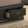 thumbnail image 5 of Glory Furniture Louis Phillipe King Storage Bed in Black, 5 of 9